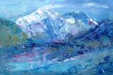 Annapurna from Thorung La - Acrylic