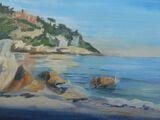 Cote d'Azur - acrylic