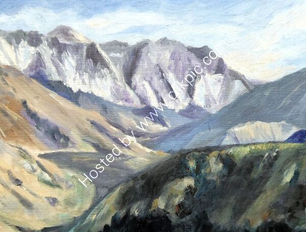 Everest, Lhotse and Nuptse  - Oil