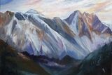 Everest Sunset - Oil