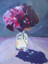Hydrangea- acrylic