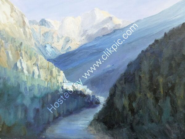Imja Khola Gorge, Everest Region Oil POA