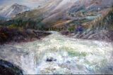 Langtang River - Oil