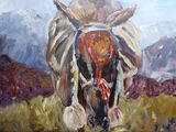 Mountain Mule acrylic on canvas 35 x 27cm £95