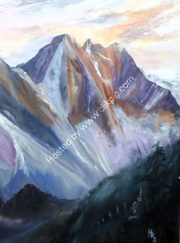 Nuptse, the world's 4th highest mountain Not For Sale