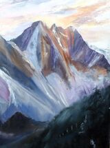 Nuptse, the world's 4th highest mountain Not For Sale