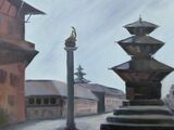 Patan Durbar Square  Oil