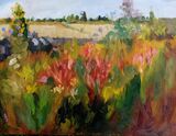 Plein Air Garden -oil