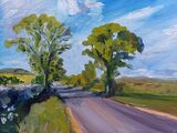 Summer trees -oil