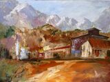 Tengboche Monastery  - oil