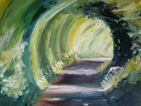 Tunnel of Trees 1 - Oil
