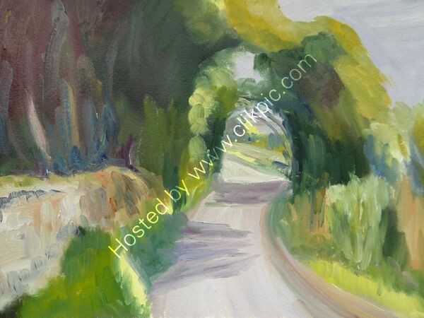 Tunnel of Trees 2 oil