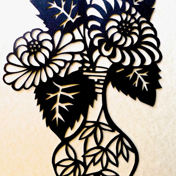 Gerbera papercut