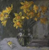 Daffodils with Bright Yellow Lake