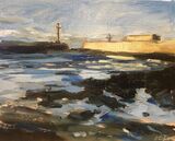 Evening Light on Whitby Harbour