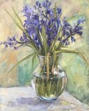 A Vase of Bluebells