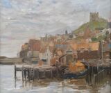 Misty Morning Whitby Harbour
