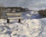 Snowy Bench on East Hill