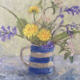 Spring Blooms in a Cornish Jug