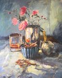 Still-life with Brandy and Twiglets