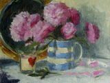 Still-life with Peonies and a Cornish Jug