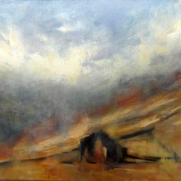 158-Mist Rising Swaledale 20x16in oil