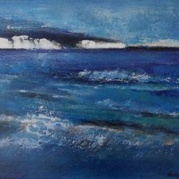 443_Cliff_Sea_Sky_16x12in_Oil