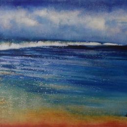 444_Cliff_Sea_Sky_16x12in_Oil