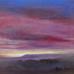 463_Dawn_over_North_York_Moors_12x10in_Oil