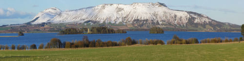 Across Loch Leven to the Lomond Hills