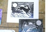 Relief Collagraph Techniques Without a Press