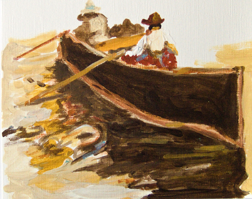 Detail copy from a painting by Egon Schiele.