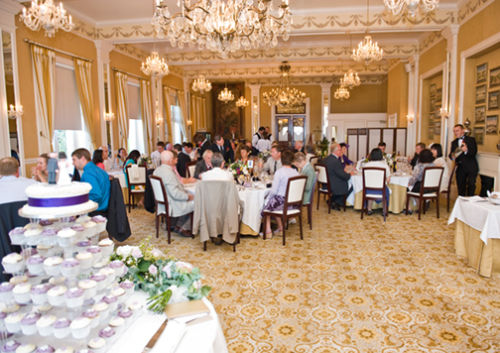 The Reception in the OGH Dining room.