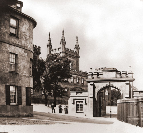 Elizabeth College from Ebenezer.