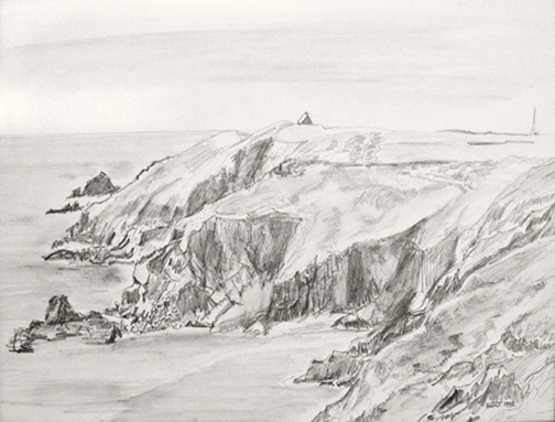 Looking towards the Hanois Lighthouse.