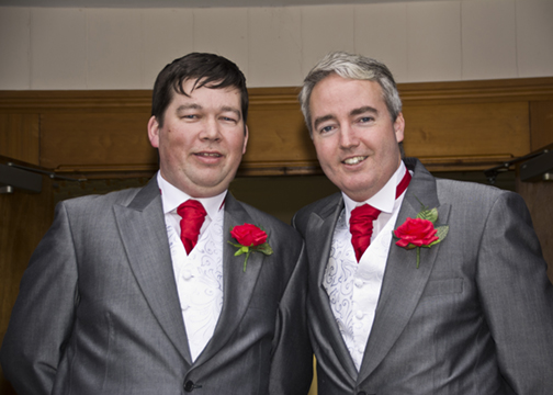 The best man and Groom.