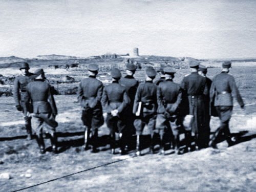 German Officers L'Ancresse.