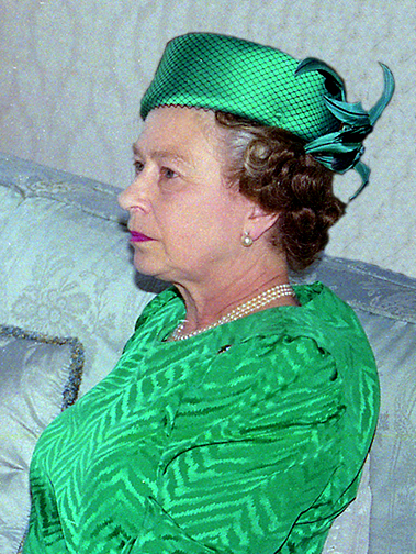 H.M.The Queen 1978, at Government house.