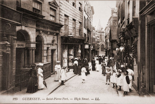 The top of the High street.
