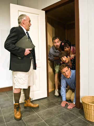 "I'll have a dekko in the pouffe cupboard"!