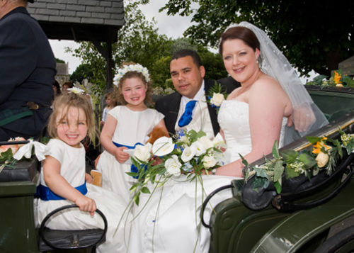 All aboard the carriage.