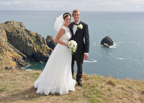 Orla & Andy on their favourite Headland.