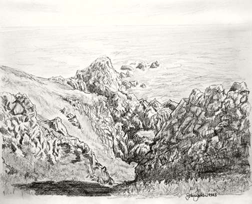 Guernsey Coast Nr Le Gouffre.