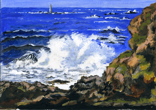 Rough seas at Pleimont