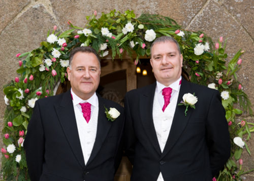 The best man & groom