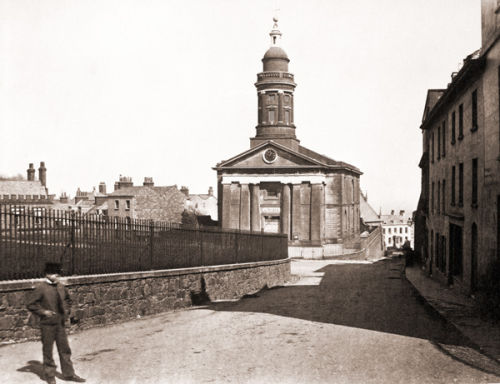 St James the less from outside College.