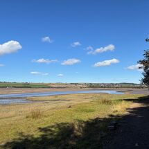 Fremington at very low tide