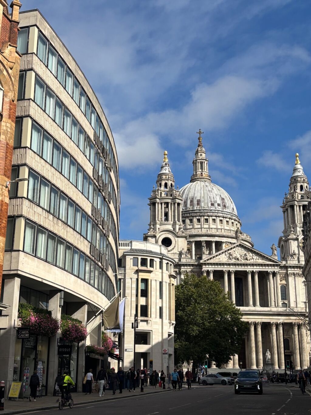 St Paul's Cathedral on a sunny Autumnal day