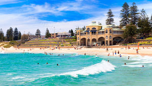 A Sunny Day at Cottesloe Beach A Sunny Day at Cottesloe Beach Landscape Photography Print