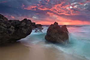 Bennion Beach Sunset Bennion Beach Sunset Landscape Photography Print